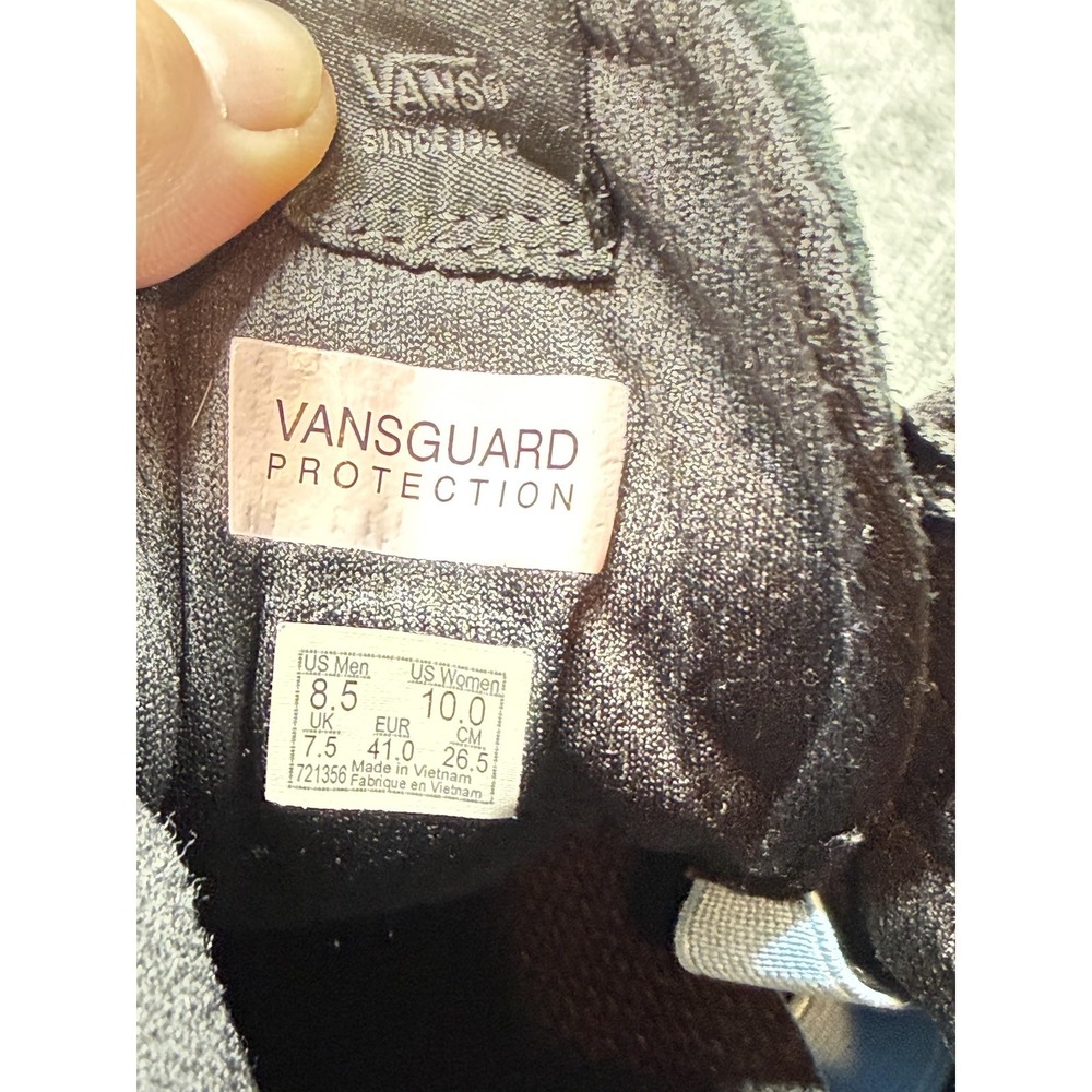 Vans Sk8-Hi Vansguard Shoes Mens Size 8.5 Black High Top Skate Sneakers - Picture 13 of 16